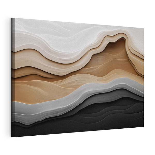 Tableaux Couches abstraites de textures douces