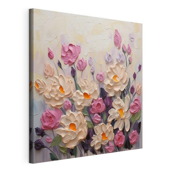 Tableaux Peinture de fleurs et de feuilles