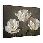 Tableaux Groupe de fleurs blanches