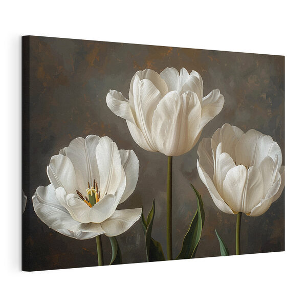 Groupe de fleurs blanches Tableaux Groupe de fleurs blanches