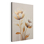 Tableaux Peinture représentant des fleurs sur un fond blanc
