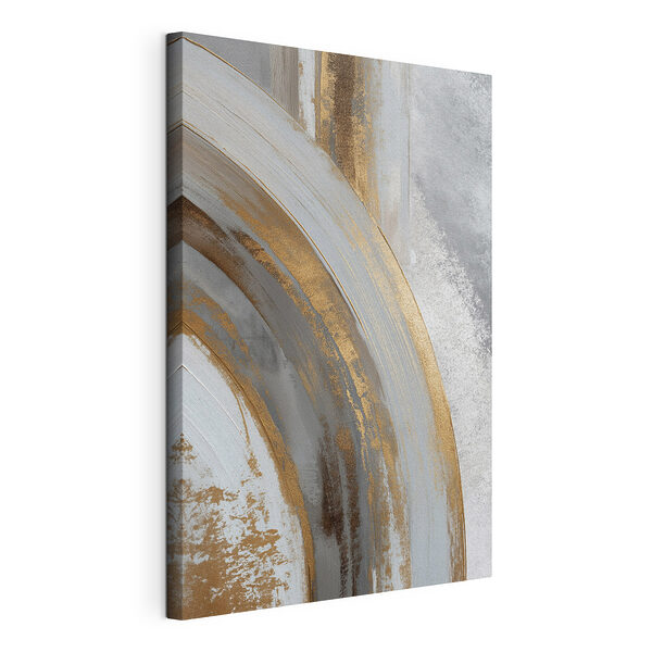 Tableaux Courbes abstraites dans une palette de couleurs douces