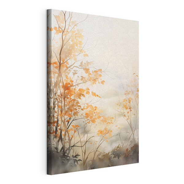 Tableau représentant des arbres aux feuilles orange Tableaux Tableau représentant des arbres aux feuilles orange