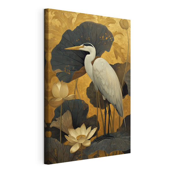 Peinture représentant un oiseau blanc Tableaux Peinture représentant un oiseau blanc