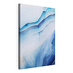 Tableaux Des vagues ondulantes de bleu et de blanc