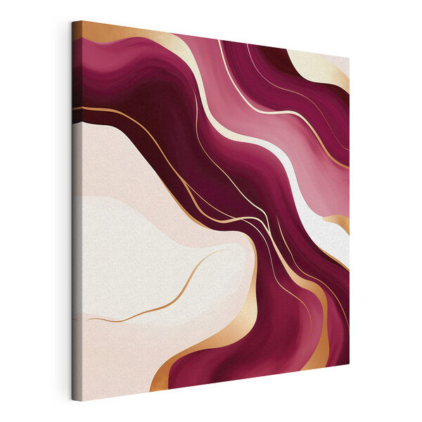 Des formes fluides aux teintes chaudes Tableaux Des formes fluides aux teintes chaudes