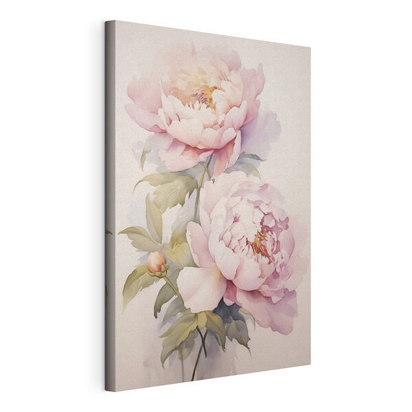 Tableaux Tableau représentant des fleurs roses