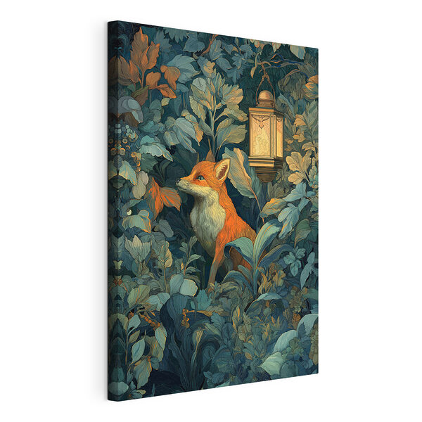 Le renard dans les bois Tableaux Le renard dans les bois