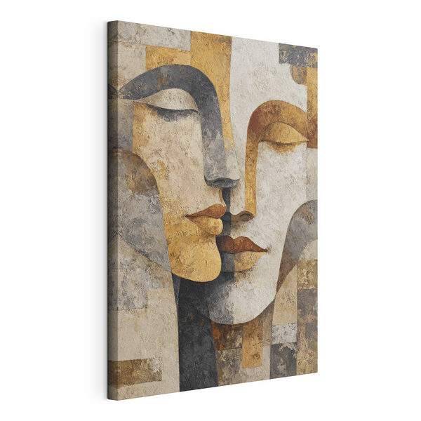 Peinture représentant deux visages Tableaux Peinture représentant deux visages