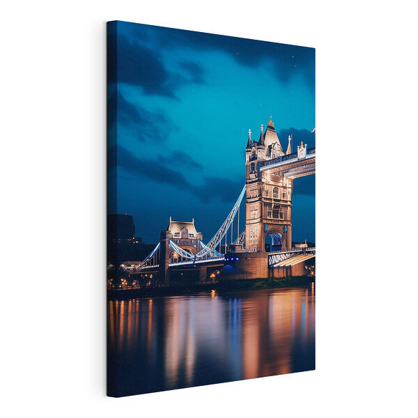 Tableaux Pont illuminé la nuit
