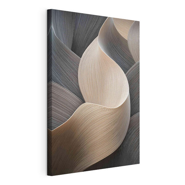 Tableaux Des lignes fluides dans des couleurs douces