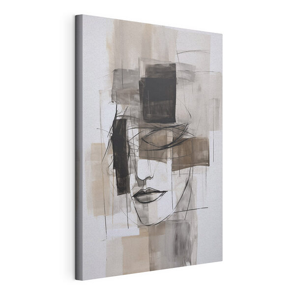 Peinture représentant le visage d'une femme Tableaux Peinture représentant le visage d'une femme