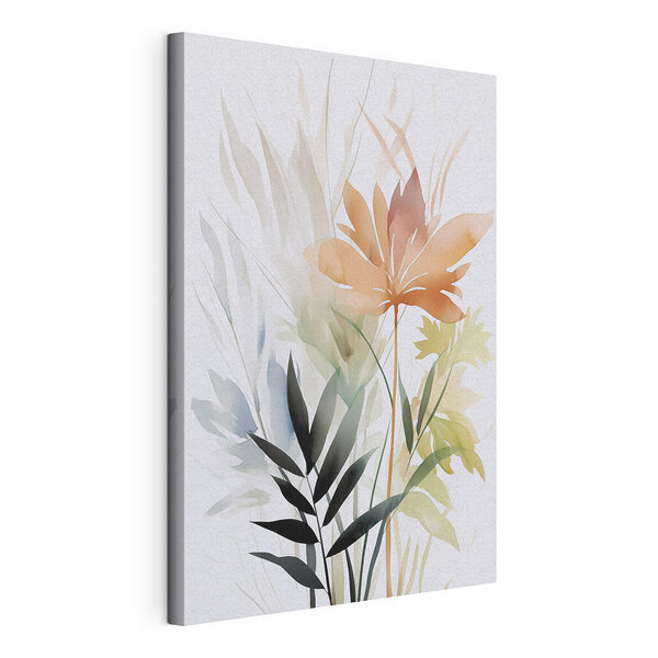 Peinture représentant des fleurs et des feuilles Tableaux Peinture représentant des fleurs et des feuilles