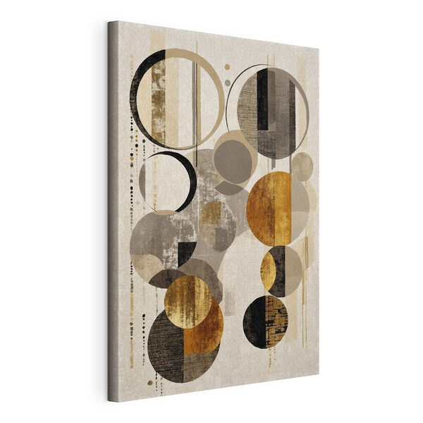 Cercles abstraits dans des tons chauds Tableaux Cercles abstraits dans des tons chauds