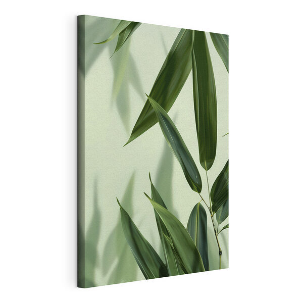 Des feuilles fraîches sur un fond doux Tableaux Des feuilles fraîches sur un fond doux