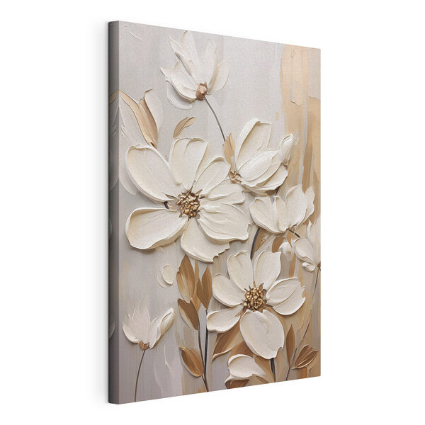 Tableau représentant des fleurs blanches Tableaux Tableau représentant des fleurs blanches