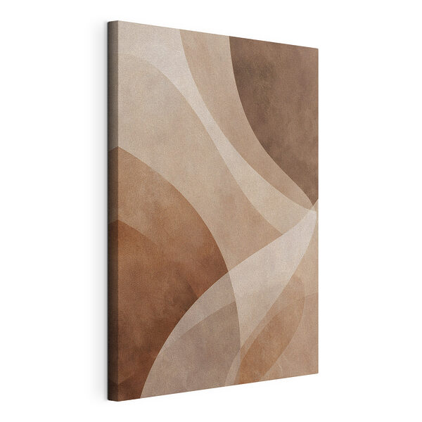 Des courbes douces dans des tons chauds de terre Tableaux Des courbes douces dans des tons chauds de terre