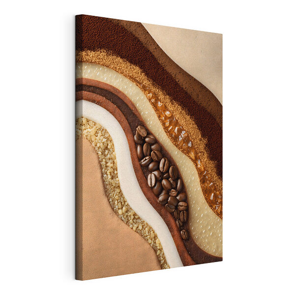 Des tourbillons de textures et de couleurs terreuses Tableaux Des tourbillons de textures et de couleurs terreuses