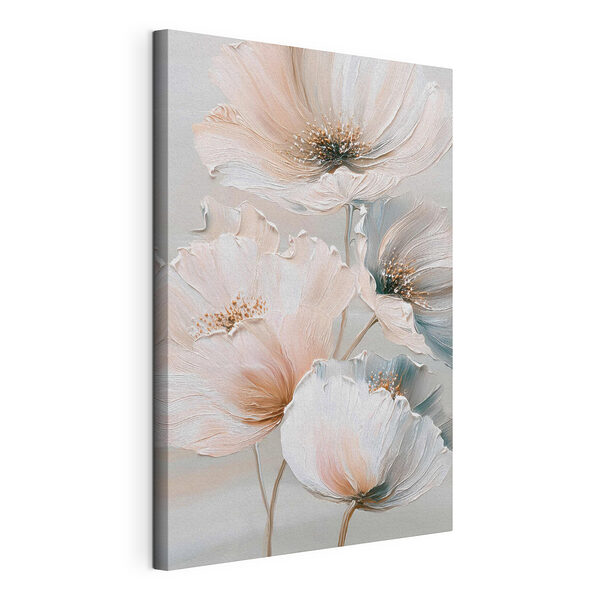 Tableaux Des fleurs délicates aux teintes pastel douces