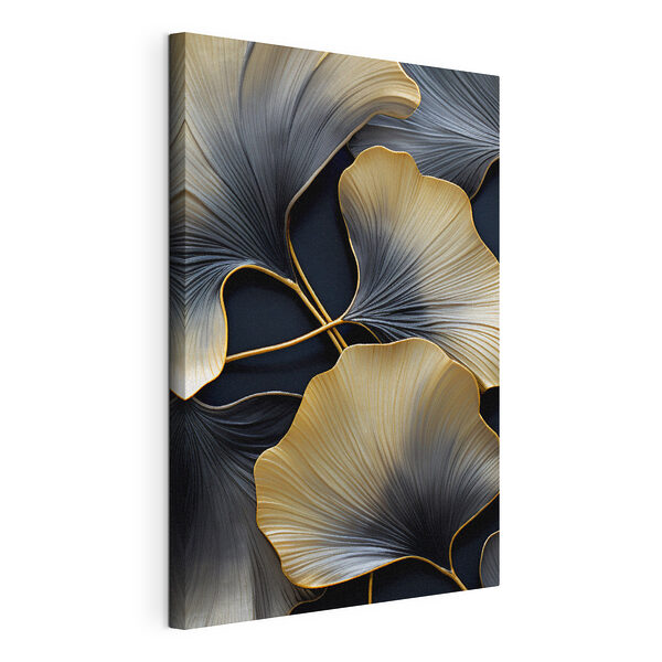 Tableaux Des feuilles élégantes aux couleurs contrastées
