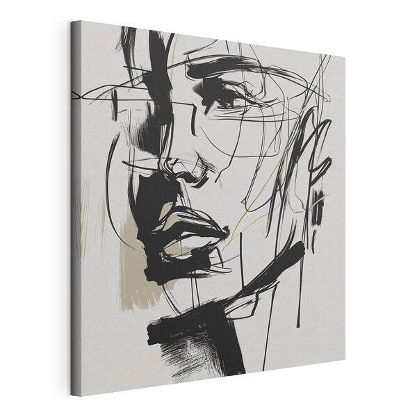 Tableaux Dessin représentant le visage d'une femme