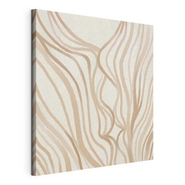 Des lignes fluides dans des teintes douces Tableaux Des lignes fluides dans des teintes douces