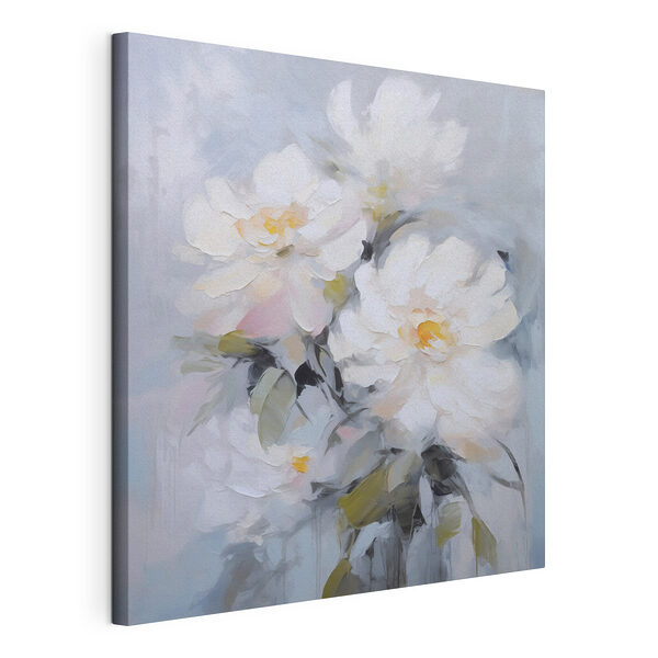 Tableaux Tableau représentant des fleurs blanches