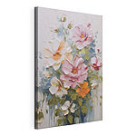 Tableaux Peinture représentant des fleurs sur un fond blanc
