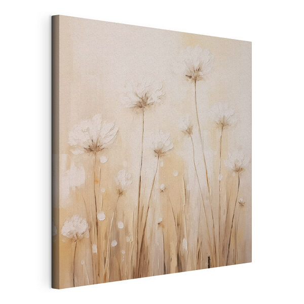 Tableaux Peinture représentant des fleurs sur un mur