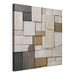 Tableaux Mur de blocs de bois