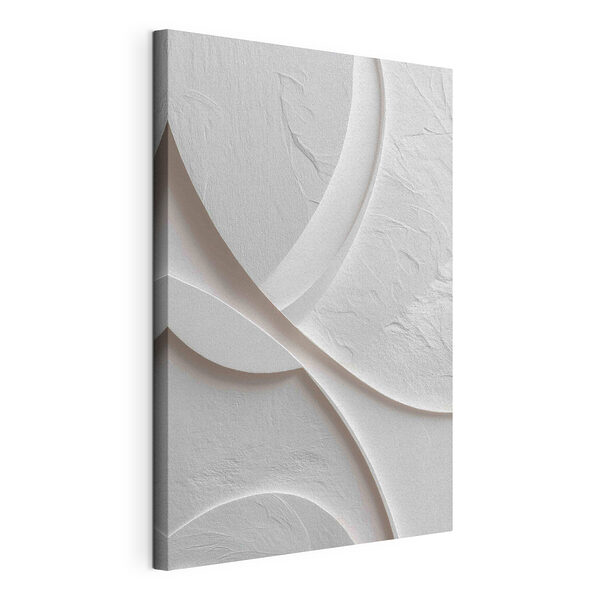 Surface blanche aux lignes courbes Tableaux Surface blanche aux lignes courbes