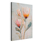 Tableaux Peinture représentant des fleurs sur un fond blanc