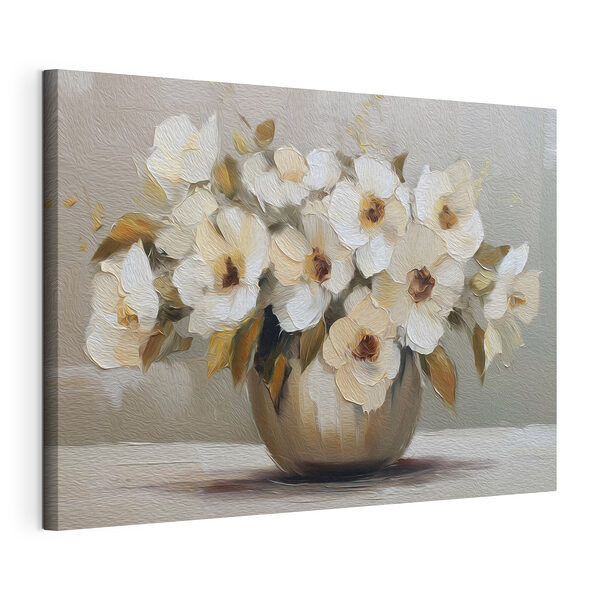 Peinture représentant des fleurs dans un vase Tableaux Peinture représentant des fleurs dans un vase