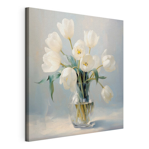Vase de fleurs blanches Tableaux Vase de fleurs blanches