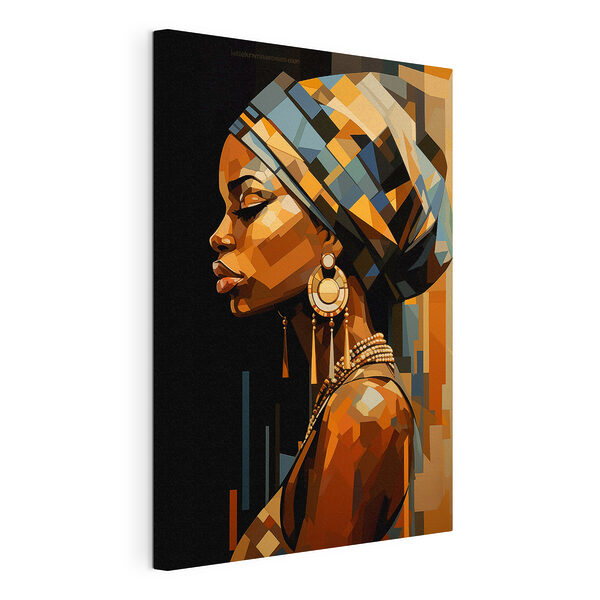 Femme portant un foulard Tableaux Femme portant un foulard