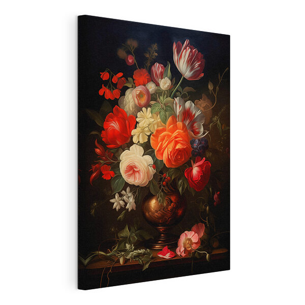 Peinture représentant des fleurs dans un vase Tableaux Peinture représentant des fleurs dans un vase