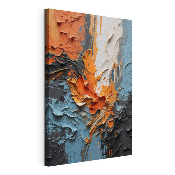 Tableaux Des couleurs vives tourbillonnent dans une harmonie dynamique