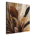 Tableaux Des feuilles aux couleurs vives dans des tons chauds