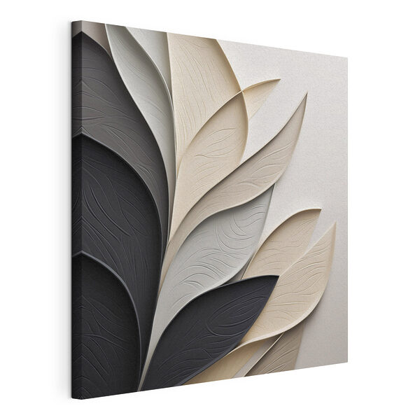 Un design inspiré de la nature, dans des teintes douces Tableaux Un design inspiré de la nature, dans des teintes douces