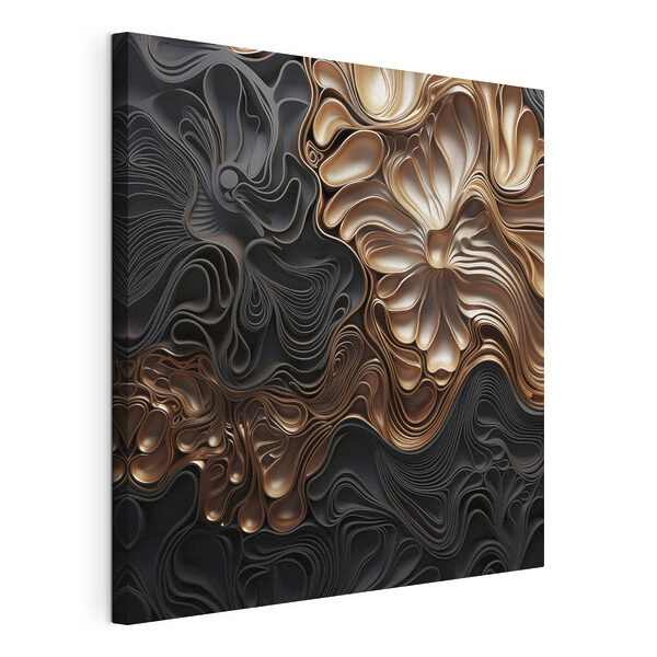 Formes organiques abstraites sur fond sombre Tableaux Formes organiques abstraites sur fond sombre