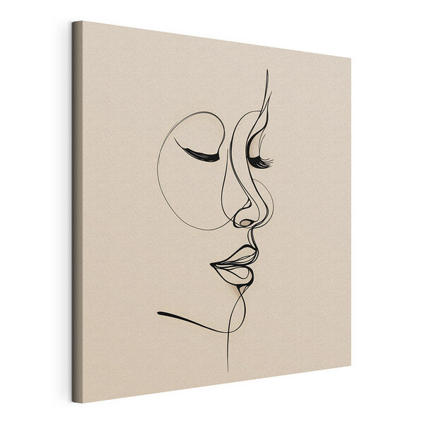 Tableaux Dessin représentant le visage d'une femme