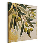 Tableaux Des olives vertes sur une branche