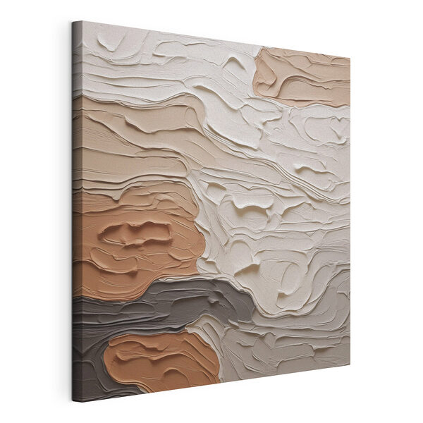 Tableaux Textures abstraites aux teintes chaudes