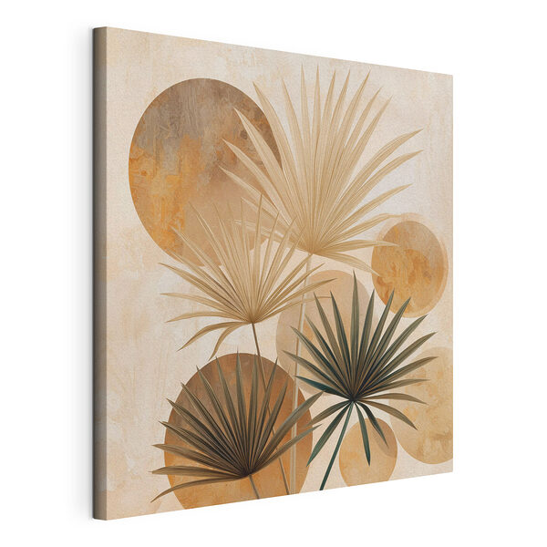 Tableaux Ensemble de feuilles ornées de cercles et de points