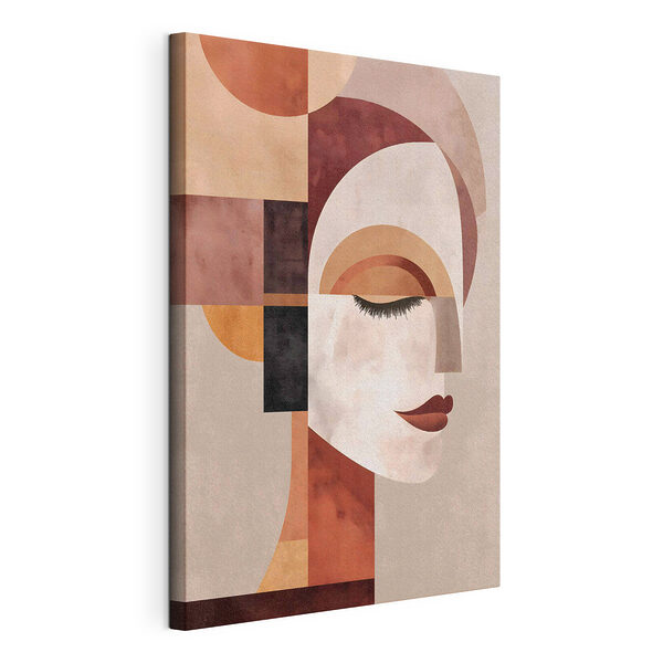 Visage de femme aux couleurs variées Tableaux Visage de femme aux couleurs variées