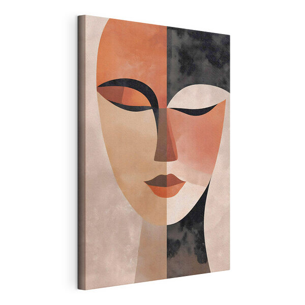 Tableaux Visage aux couleurs variées