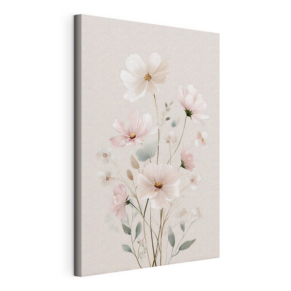 Tableaux Des fleurs délicates aux teintes pastel douces