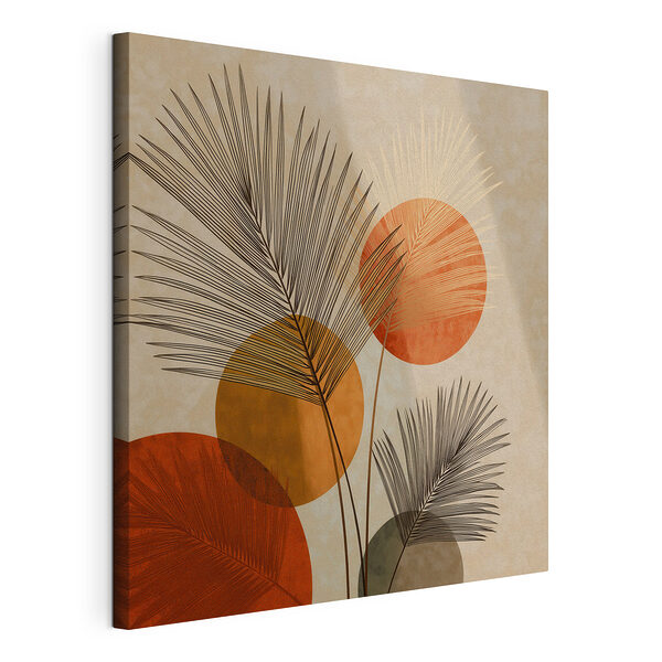Un design inspiré de la nature, avec des cercles aux couleurs vives Tableaux Un design inspiré de la nature, avec des cercles aux couleurs vives