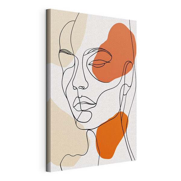 Dessin représentant le visage d'une femme Tableaux Dessin représentant le visage d'une femme