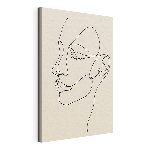 Dessin représentant le visage d'une femme Tableaux Dessin représentant le visage d'une femme